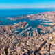 Veduta dall'alto del porto di Genova - Diga foranea